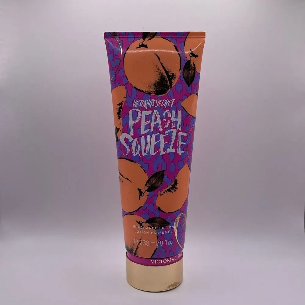 Victoria's Secret Limited Edition Peach Squeeze Full Size Body Lotion
